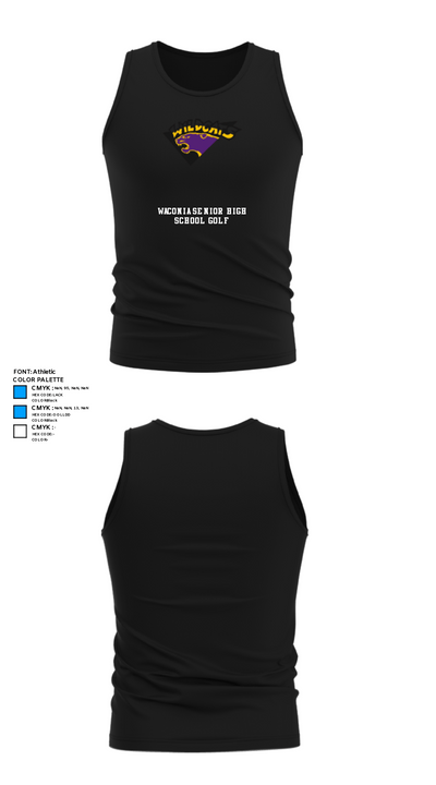 Waconia Senior High School Golf 70666759 Tank Top - 32