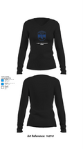 Bainbridge Island FC Soccer 19343174 Women's Long Sleeve V-neck Shirt - 34
