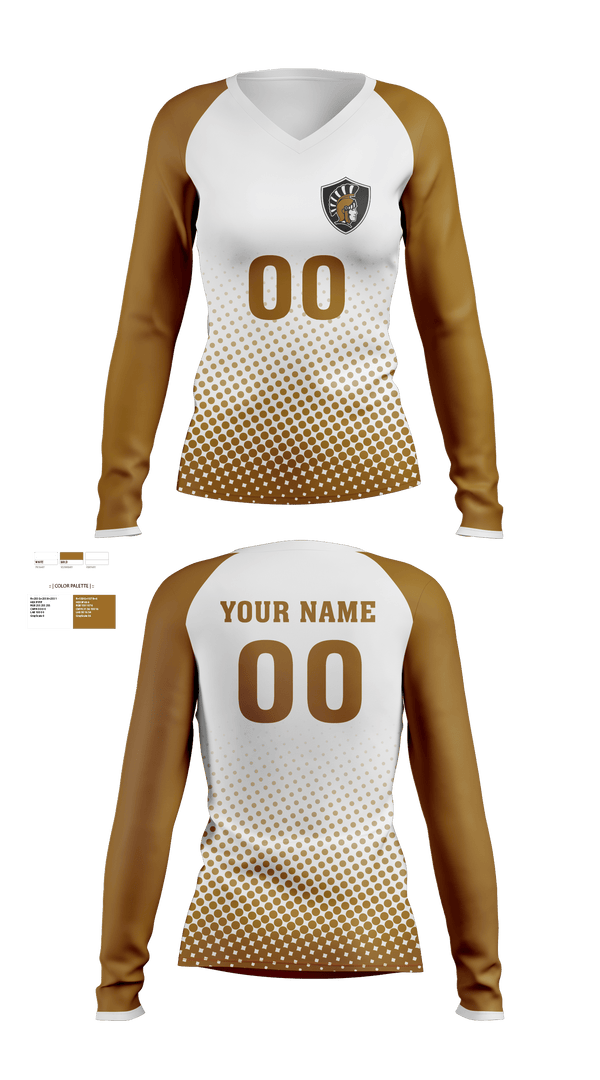 Women's Long Sleeve Vneck Shirt, Italy High School Volleyball, Women's Volleyball, Teamtime, Team time, sublimation, custom sports apparel, team uniforms, spirit wear, spiritwear, sports uniforms, custom shirts, team store, custom team store, fundraiser sports, apparel fundraiser