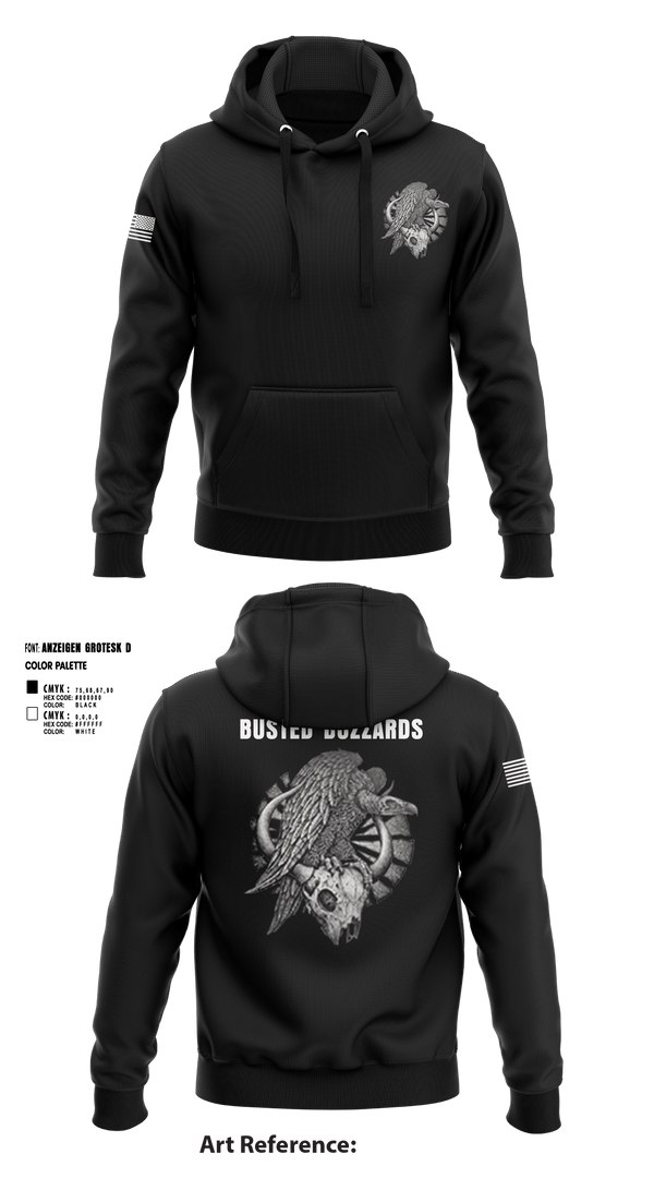 Hoodie, CREW 3 BUSTED BUZZARDS, Army, Teamtime, Team time, sublimation, custom sports apparel, team uniforms, spirit wear, spiritwear, sports uniforms, custom shirts, team store, custom team store, fundraiser sports, apparel fundraiser