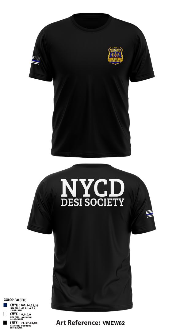 Short Sleeve Performance Shirt, NYCD DESI SOCIETY, Police, Teamtime, Team time, sublimation, custom sports apparel, team uniforms, spirit wear, spiritwear, sports uniforms, custom shirts, team store, custom team store, fundraiser sports, apparel fundraiser