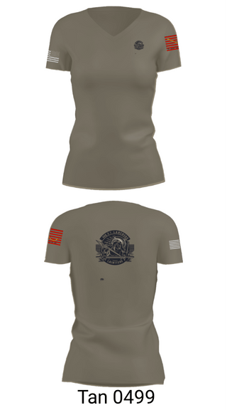 Womens Short Sleeve Vneck Shirt, VAQ-131, Navy, Teamtime, Team time, sublimation, custom sports apparel, team uniforms, spirit wear, spiritwear, sports uniforms, custom shirts, team store, custom team store, fundraiser sports, apparel fundraiser