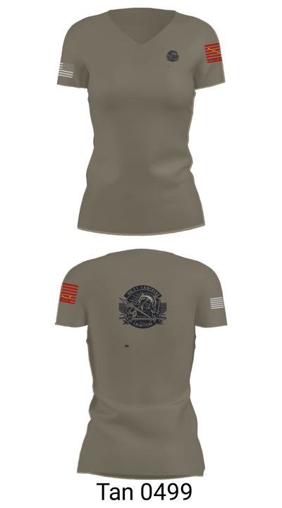 VAQ-131 90962102 Women's Short Sleeve V-neck Shirt - 65