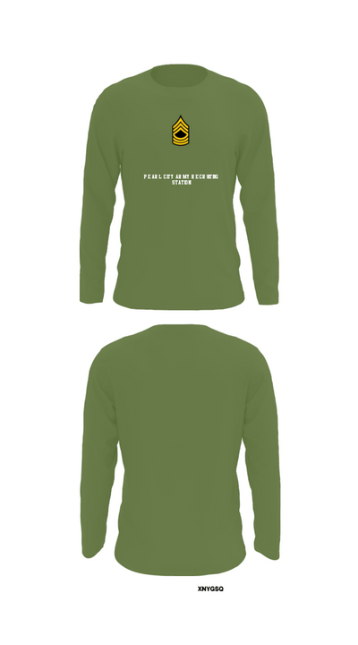Pearl City Army Recruiting Station 36173734 Long Sleeve Performance Shirt - 52