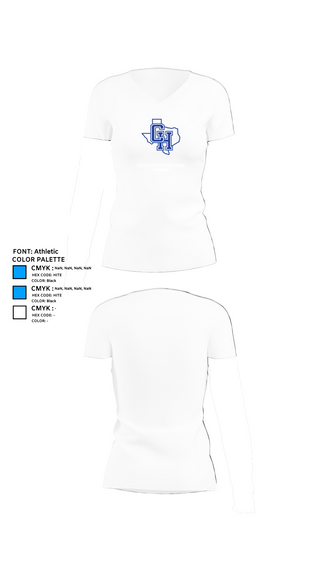 Womens Short Sleeve Vneck Shirt, Central Heights High School Swimming, Swimming, Teamtime, Team time, sublimation, custom sports apparel, team uniforms, spirit wear, spiritwear, sports uniforms, custom shirts, team store, custom team store, fundraiser sports, apparel fundraiser