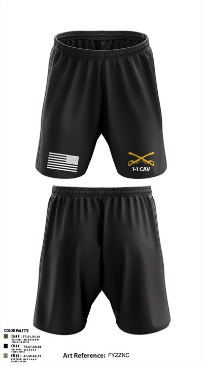 1-1 cav 82993951 Athletic Shorts With Pockets - 3