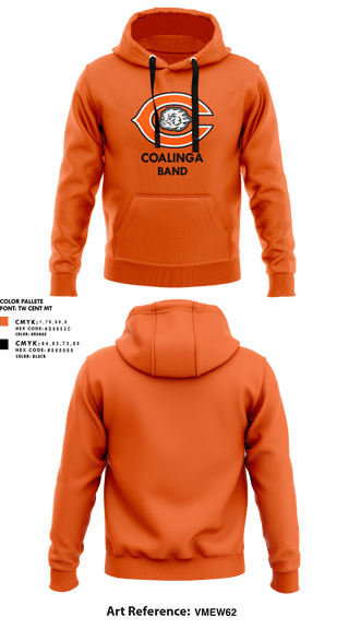 Hoodie, Coalinga High School Band, Spirit Store, Teamtime, Team time, sublimation, custom sports apparel, team uniforms, spirit wear, spiritwear, sports uniforms, custom shirts, team store, custom team store, fundraiser sports, apparel fundraiser