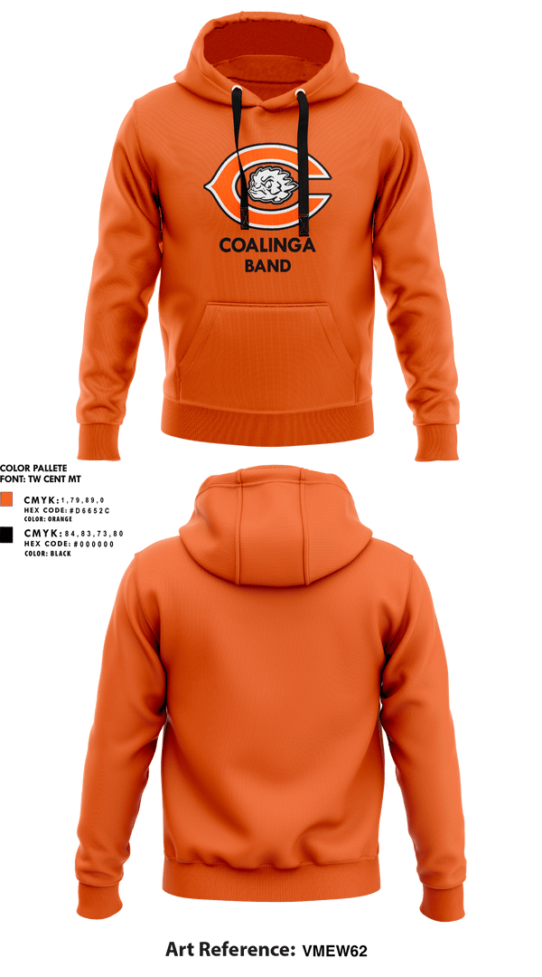 Hoodie, Coalinga High School Band, Spirit Store, Teamtime, Team time, sublimation, custom sports apparel, team uniforms, spirit wear, spiritwear, sports uniforms, custom shirts, team store, custom team store, fundraiser sports, apparel fundraiser