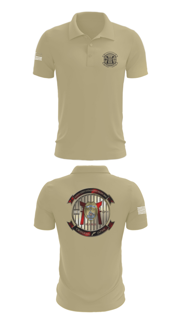Short Sleeve Performance Polo, HQSPT Bn, PMO, Brig, Marines, Teamtime, Team time, sublimation, custom sports apparel, team uniforms, spirit wear, spiritwear, sports uniforms, custom shirts, team store, custom team store, fundraiser sports, apparel fundraiser