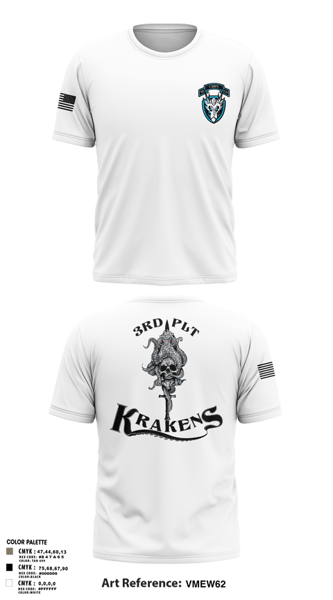 Old School Cotton Feel Shirt, 3RD PLT95TH CBRN3rd plt, Army, Teamtime, Team time, sublimation, custom sports apparel, team uniforms, spirit wear, spiritwear, sports uniforms, custom shirts, team store, custom team store, fundraiser sports, apparel fundraiser