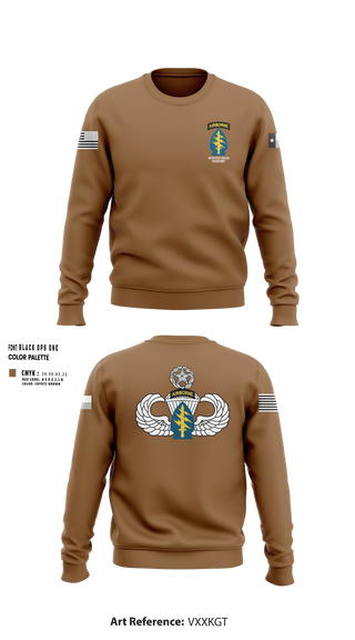 Crew Neck Sweatshirt, 197th STSC (SO)(A), National Guard, Teamtime, Team time, sublimation, custom sports apparel, team uniforms, spirit wear, spiritwear, sports uniforms, custom shirts, team store, custom team store, fundraiser sports, apparel fundraiser