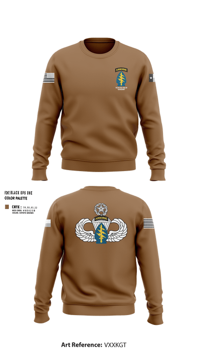 197th STSC (SO)(A) 32760162 Crew Neck Sweatshirt - 6