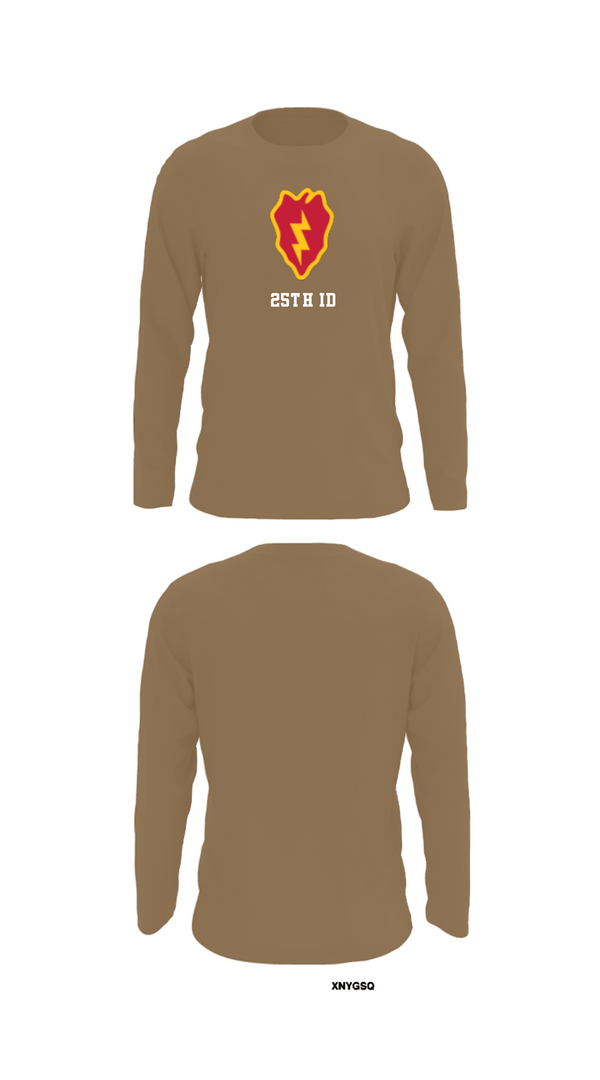 Long Sleeve Performance Shirt, 25th ID, Army, Teamtime, Team time, sublimation, custom sports apparel, team uniforms, spirit wear, spiritwear, sports uniforms, custom shirts, team store, custom team store, fundraiser sports, apparel fundraiser