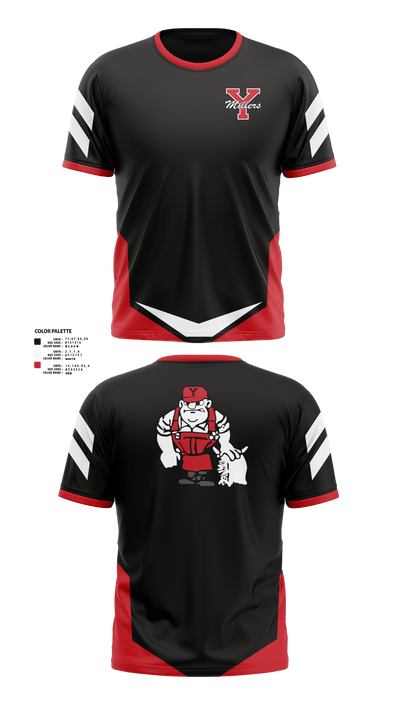 Yukon High School Golf 59897349 Short Sleeve Performance Shirt - 40
