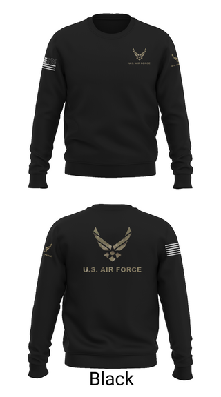 Crew Neck Sweatshirt, Wings, Air Force, Teamtime, Team time, sublimation, custom sports apparel, team uniforms, spirit wear, spiritwear, sports uniforms, custom shirts, team store, custom team store, fundraiser sports, apparel fundraiser