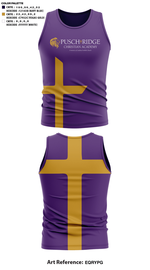Tank Top, Pusch Ridge Christian Academy Upper School Cheer, Cheer, Teamtime, Team time, sublimation, custom sports apparel, team uniforms, spirit wear, spiritwear, sports uniforms, custom shirts, team store, custom team store, fundraiser sports, apparel fundraiser