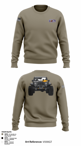 Crew Neck Sweatshirt, 4XALL, Space Force, Teamtime, Team time, sublimation, custom sports apparel, team uniforms, spirit wear, spiritwear, sports uniforms, custom shirts, team store, custom team store, fundraiser sports, apparel fundraiser