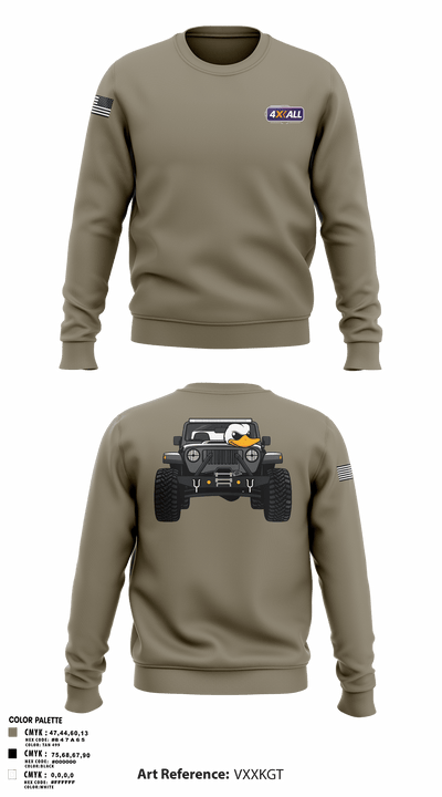 4XALL 51038609 Crew Neck Sweatshirt - 1
