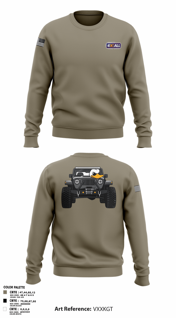 Crew Neck Sweatshirt, 4XALL, Space Force, Teamtime, Team time, sublimation, custom sports apparel, team uniforms, spirit wear, spiritwear, sports uniforms, custom shirts, team store, custom team store, fundraiser sports, apparel fundraiser