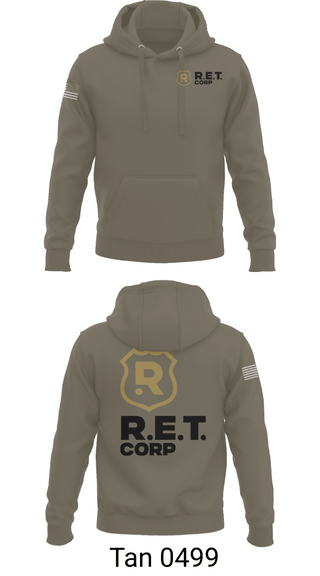 Hoodie, RET CORP, Police, Teamtime, Team time, sublimation, custom sports apparel, team uniforms, spirit wear, spiritwear, sports uniforms, custom shirts, team store, custom team store, fundraiser sports, apparel fundraiser