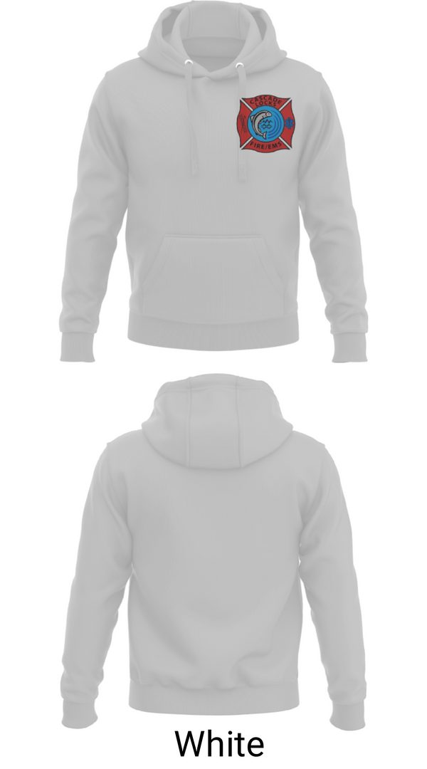Hoodie, Station 3Cascade Locks Fire & EMS, Fire Department, Teamtime, Team time, sublimation, custom sports apparel, team uniforms, spirit wear, spiritwear, sports uniforms, custom shirts, team store, custom team store, fundraiser sports, apparel fundraiser