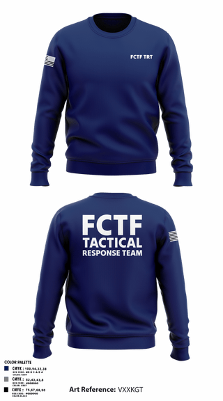 Crew Neck Sweatshirt, FCTF TRT, Police, Teamtime, Team time, sublimation, custom sports apparel, team uniforms, spirit wear, spiritwear, sports uniforms, custom shirts, team store, custom team store, fundraiser sports, apparel fundraiser