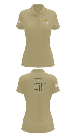 Womens Short Sleeve Performance Polo, Fort Towson Junior High School Cheer, Cheer, Teamtime, Team time, sublimation, custom sports apparel, team uniforms, spirit wear, spiritwear, sports uniforms, custom shirts, team store, custom team store, fundraiser sports, apparel fundraiser