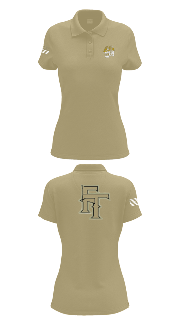 Womens Short Sleeve Performance Polo, Fort Towson Junior High School Cheer, Cheer, Teamtime, Team time, sublimation, custom sports apparel, team uniforms, spirit wear, spiritwear, sports uniforms, custom shirts, team store, custom team store, fundraiser sports, apparel fundraiser