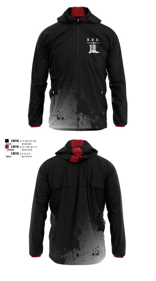 Windbreaker, Real Deal Steppers, Spirit Store, Teamtime, Team time, sublimation, custom sports apparel, team uniforms, spirit wear, spiritwear, sports uniforms, custom shirts, team store, custom team store, fundraiser sports, apparel fundraiser