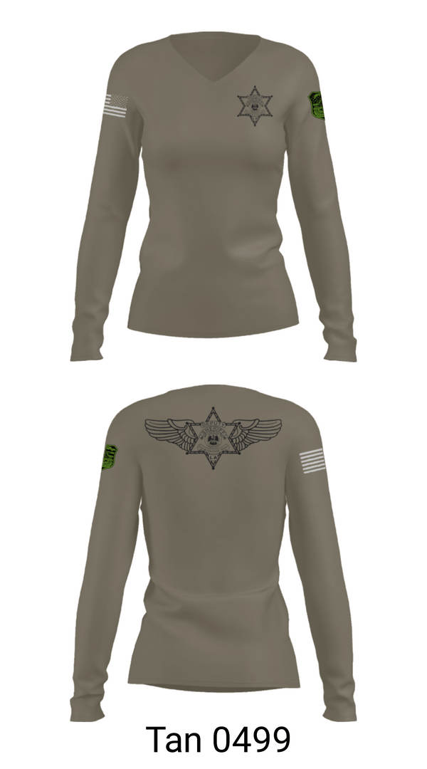 Womens Long Sleeve Vneck Shirt, Air Support, , Teamtime, Team time, sublimation, custom sports apparel, team uniforms, spirit wear, spiritwear, sports uniforms, custom shirts, team store, custom team store, fundraiser sports, apparel fundraiser