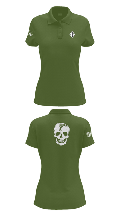 3/7 Kilo 3rd 36158608 Women's Short Sleeve Performance Polo  - 55