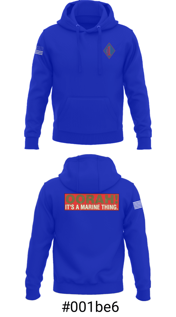Hoodie, 1st Marine Regiment, Marines, Teamtime, Team time, sublimation, custom sports apparel, team uniforms, spirit wear, spiritwear, sports uniforms, custom shirts, team store, custom team store, fundraiser sports, apparel fundraiser