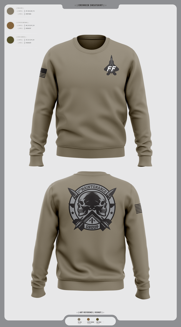 Crew Neck Sweatshirt, 1 mxg, Air Force, Teamtime, Team time, sublimation, custom sports apparel, team uniforms, spirit wear, spiritwear, sports uniforms, custom shirts, team store, custom team store, fundraiser sports, apparel fundraiser