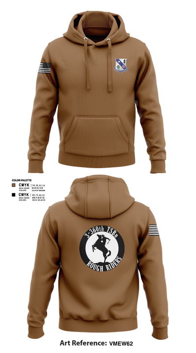 3-360th TSBn 65100272 Hoodie - 2