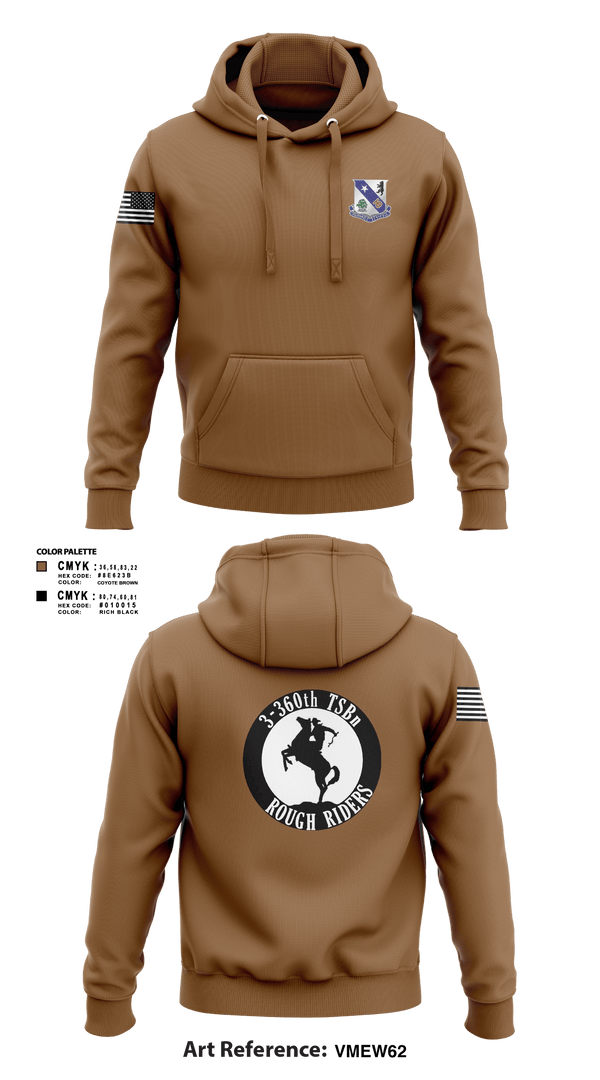 Hoodie, 3-360th TSBn, Army, Teamtime, Team time, sublimation, custom sports apparel, team uniforms, spirit wear, spiritwear, sports uniforms, custom shirts, team store, custom team store, fundraiser sports, apparel fundraiser