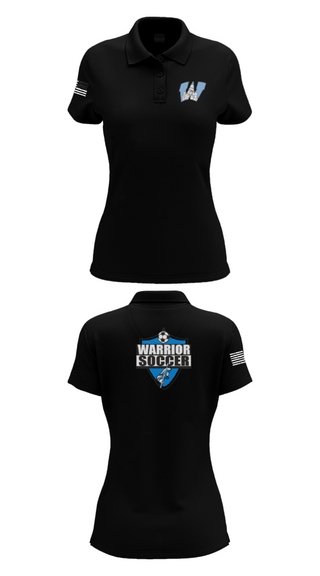 Womens Short Sleeve Performance Polo, Willowbrook Warriors, Men's Soccer, Teamtime, Team time, sublimation, custom sports apparel, team uniforms, spirit wear, spiritwear, sports uniforms, custom shirts, team store, custom team store, fundraiser sports, apparel fundraiser