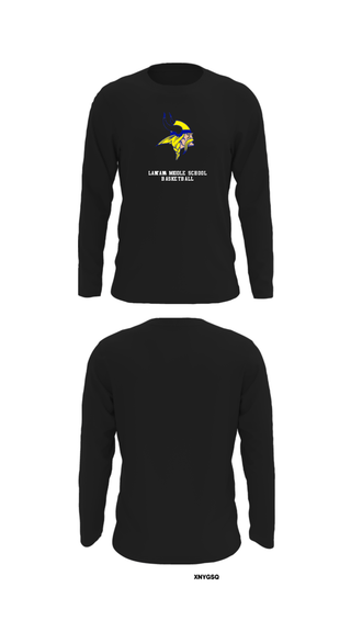 Long Sleeve Performance Shirt, Lantana Middle School Basketball, Men's Basketball, Teamtime, Team time, sublimation, custom sports apparel, team uniforms, spirit wear, spiritwear, sports uniforms, custom shirts, team store, custom team store, fundraiser sports, apparel fundraiser