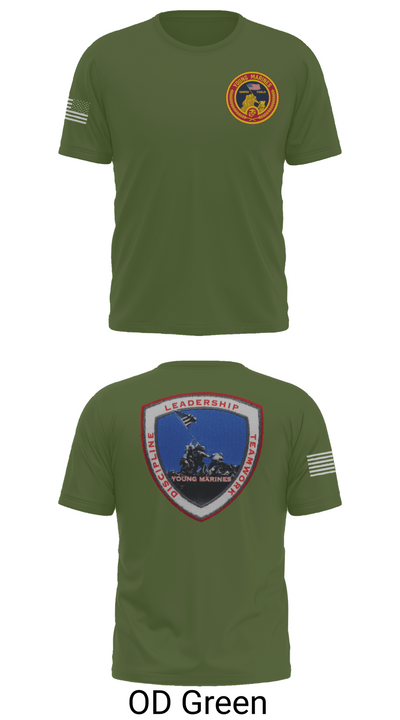 Lancaster County Young Marines 89976049 Old School Cotton Feel Shirt - 50