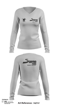 Schyro paving 23957355 Women's Long Sleeve V-neck Shirt - 111