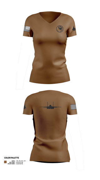 Womens Short Sleeve Vneck Shirt, Strike Eagle Keeper, Air Force, Teamtime, Team time, sublimation, custom sports apparel, team uniforms, spirit wear, spiritwear, sports uniforms, custom shirts, team store, custom team store, fundraiser sports, apparel fundraiser