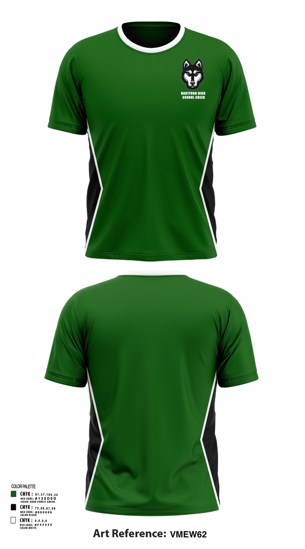 Short Sleeve Performance Shirt, Hartford High School Cheer, Cheer, Teamtime, Team time, sublimation, custom sports apparel, team uniforms, spirit wear, spiritwear, sports uniforms, custom shirts, team store, custom team store, fundraiser sports, apparel fundraiser