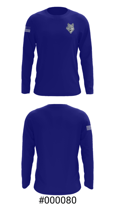 Wapato High School Baseball 69599074 Long Sleeve Performance Shirt - 24