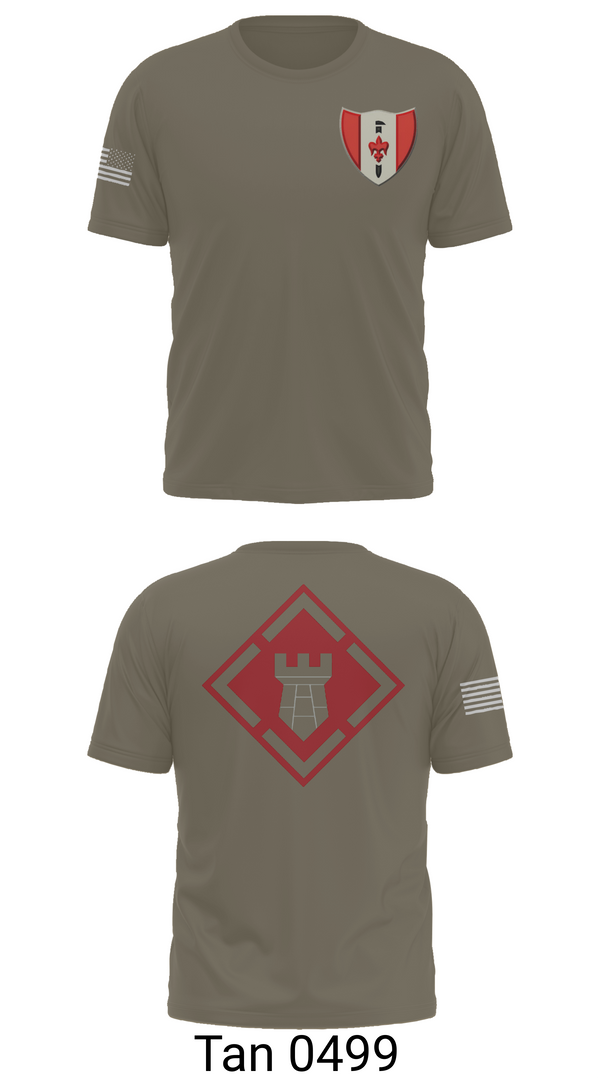 Old School Cotton Feel Shirt, 46th Engineer Battalion, Army, Teamtime, Team time, sublimation, custom sports apparel, team uniforms, spirit wear, spiritwear, sports uniforms, custom shirts, team store, custom team store, fundraiser sports, apparel fundraiser