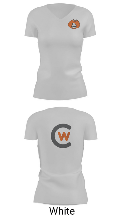 Central Wyoming College Soccer 29620811 Women's Short Sleeve V-neck Shirt - 19