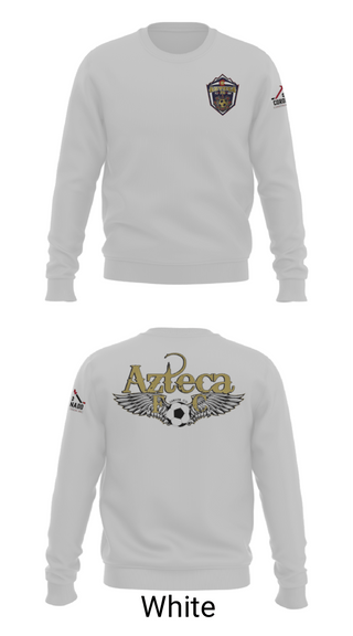 Crew Neck Sweatshirt, Azteca, Men's Soccer, Teamtime, Team time, sublimation, custom sports apparel, team uniforms, spirit wear, spiritwear, sports uniforms, custom shirts, team store, custom team store, fundraiser sports, apparel fundraiser