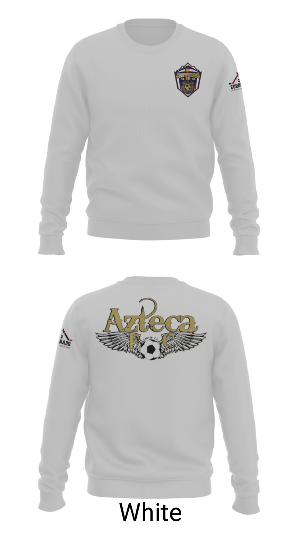 Crew Neck Sweatshirt, Azteca, Men's Soccer, Teamtime, Team time, sublimation, custom sports apparel, team uniforms, spirit wear, spiritwear, sports uniforms, custom shirts, team store, custom team store, fundraiser sports, apparel fundraiser