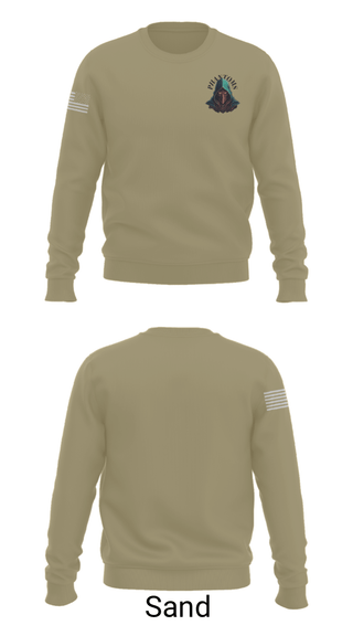 Crew Neck Sweatshirt, 2nd Platoon Charlie Battery 5-4, Army, Teamtime, Team time, sublimation, custom sports apparel, team uniforms, spirit wear, spiritwear, sports uniforms, custom shirts, team store, custom team store, fundraiser sports, apparel fundraiser
