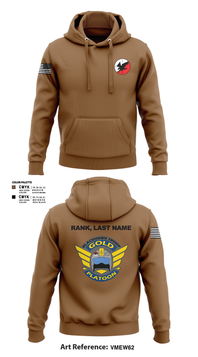 Savage Platoon, 2-7 CAV 52531562 Hoodie - 1