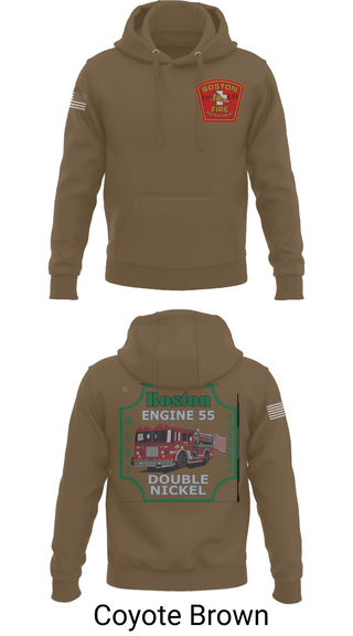 Hoodie, Boston Fire Department Engine 55, , Teamtime, Team time, sublimation, custom sports apparel, team uniforms, spirit wear, spiritwear, sports uniforms, custom shirts, team store, custom team store, fundraiser sports, apparel fundraiser