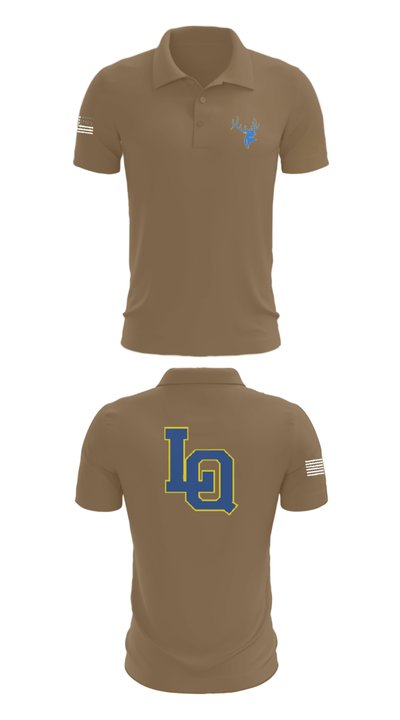 Lake Quinault High School Volleyball 10165141 Short Sleeve Performance Polo - 3